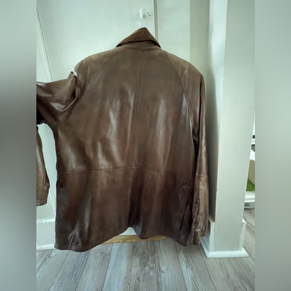Perfect Condition Brown Leather Jacket - image 3